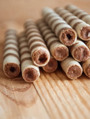 Gofret bisküvi rulo