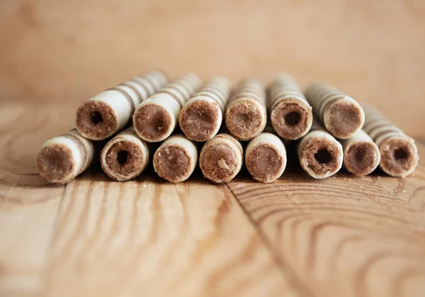 Gofret bisküvi rulo