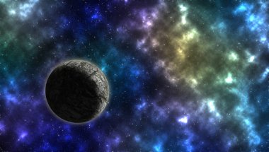 Güzel mekan gezegen ve yıldız