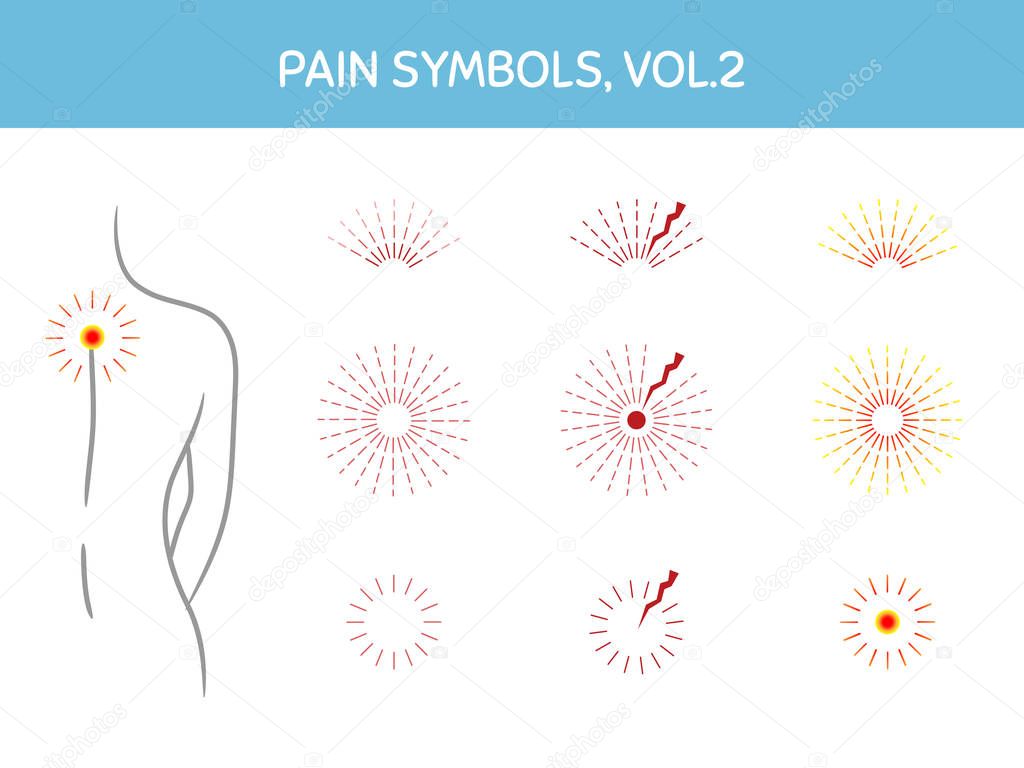 pain icons