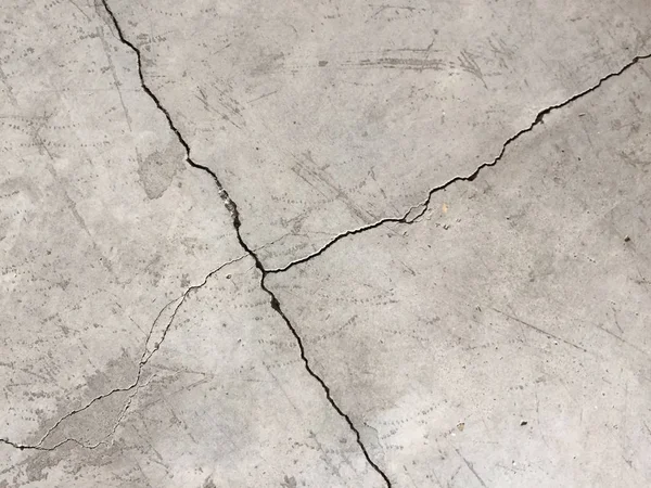 Crack Concreto Chão — Fotografia de Stock
