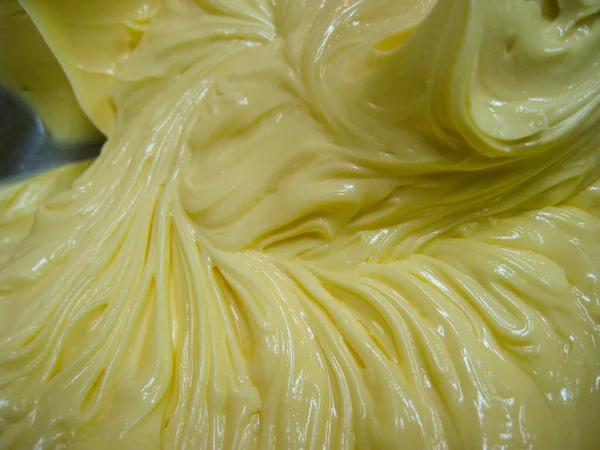 Растопить Масло Миске Сделать Некоторые Невероятные Текстуры Пищевой Смеситель Машины — стоковое фото