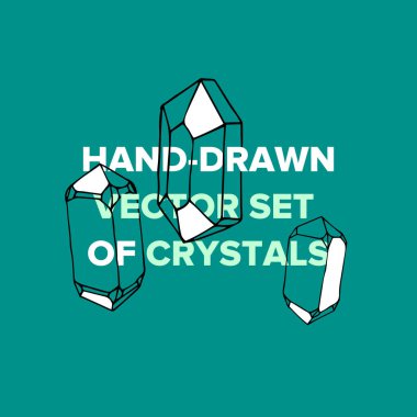  geometrik vektör kristal elmas