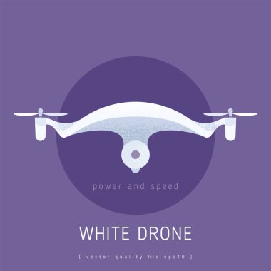 Drone vektör çizim