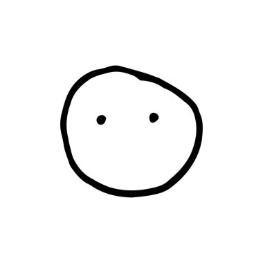 Emojis mürekkep ile Vektör Lineer grafik