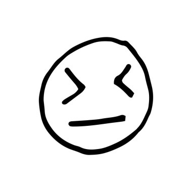 Emojis mürekkep ile Vektör Lineer grafik