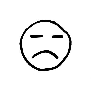 Emojis mürekkep ile Vektör Lineer grafik