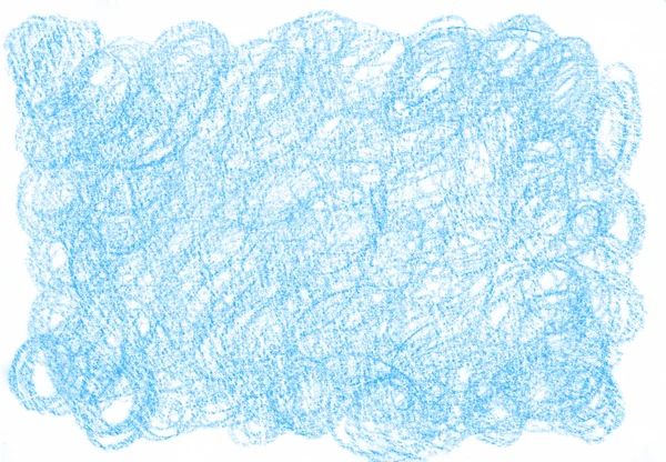 天然的蓝色抽象铅笔纹理 — 图库照片