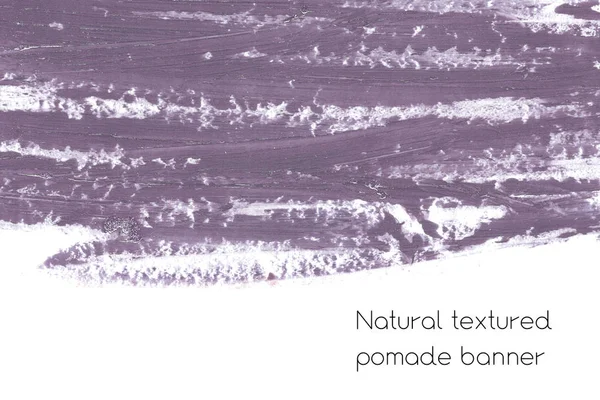 Fundal banner pomadă naturală cu textura grunge brut de produse cosmetice . — Fotografie de stoc gratuită