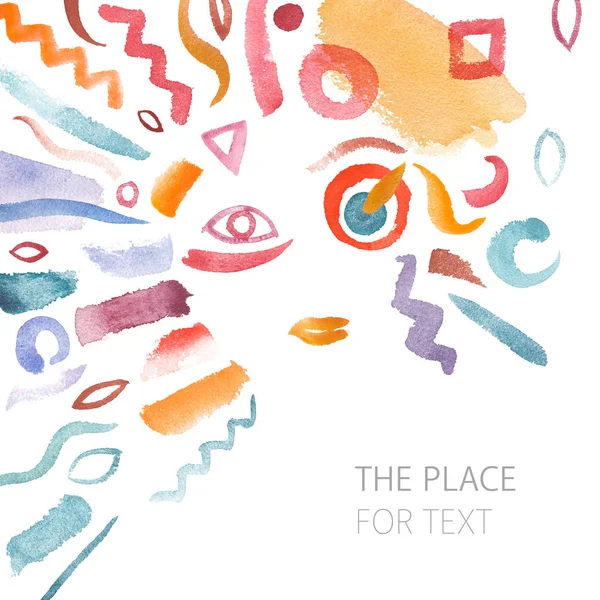 Doğal kağıt doku suluboya sanatsal öğelerle. Web afiş oluşturmak için şaşırtıcı, arka planlar, el ilanları ve farklı tasarım İnşaat.