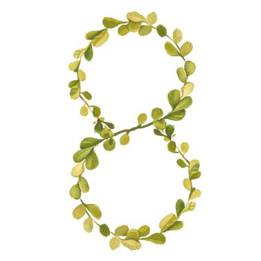 8 Mart kartpostal, tebrik suluboya çiçek davet, Bahar günü, 8 Mart, rustik illüstrasyon, boho düğün görüntü.