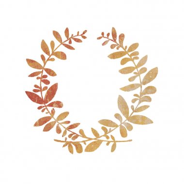 Altın düğün rustik çelenk, doğal altın folyo dokular ile kırsal Restoran afiş arka plan. Düğün kartı için tebrik kartları ve hipster etiketleri ve doğal çevre ve biyografi dükkan oluşturulması.