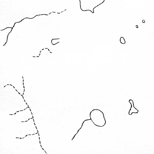 ビンテージの等高線マッピング 自然な印刷イラスト マップ 古代地図 — ストック写真