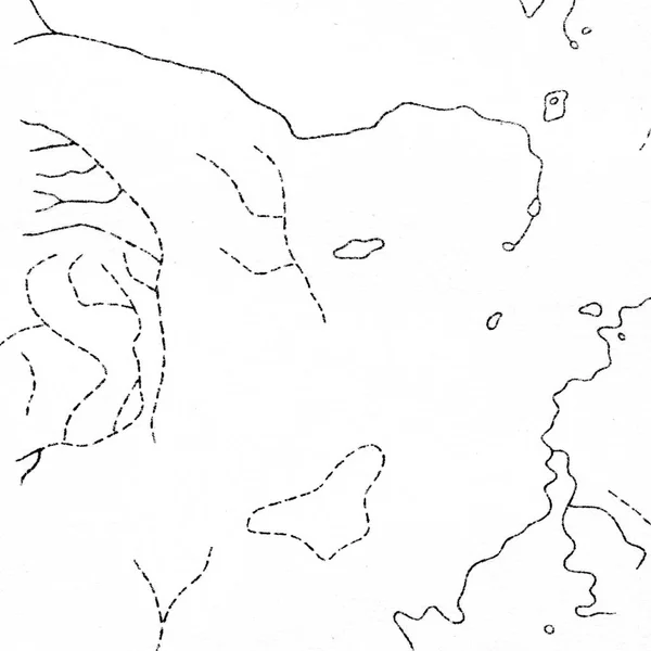 Mapeo Del Contorno Vintage Impresión Natural Ilustraciones Mapas Cartografía Antigua — Foto de Stock
