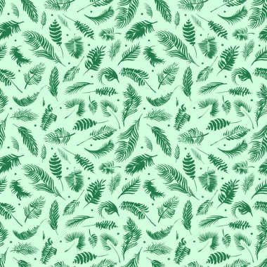 Tropikal palmiye yaprakları, orman yaprakları sorunsuz çiçek desenli arka plan, suluboya tropikal dekor, baskı yaz egzotik orman tesisi tropikal palmiye yaprakları. Desen, sorunsuz çiçek arka plan.