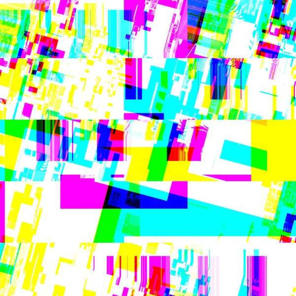 Abstrakta Kemiska Glitching Effekt Slumpmässig Digital Signalfel Glitch Palms Abstrakt — Stockfoto