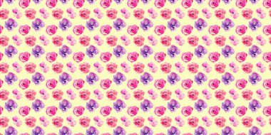 Suluboya gül doğal sulu boya resimler Dikişsiz desen kağıt üzerinde yükseldi. Amazing düğün kartı, tekstil, duvar kağıtları, tebrik kartı, web, arka planlar, Etiketler için.