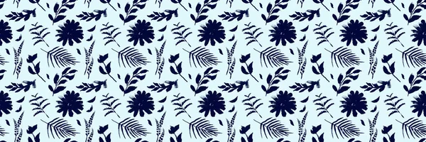 Spring flowers seamless blue botanical pattern.Fresh spring watercolor floral seamless pattern for wedding cards, seamless pattern background of websites and mobile app and organic food sign and banners.