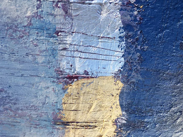 Indigo Φόντο Μοντέρνα Υφή Μπλε Χρώμα Και Χρυσά Στοιχεία Φύλλο — Φωτογραφία Αρχείου