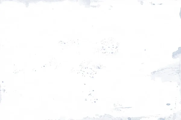 Akvarell Ram Med Vit Kopia Utrymme Tender Blå Handmålad Konsistens — Stockfoto
