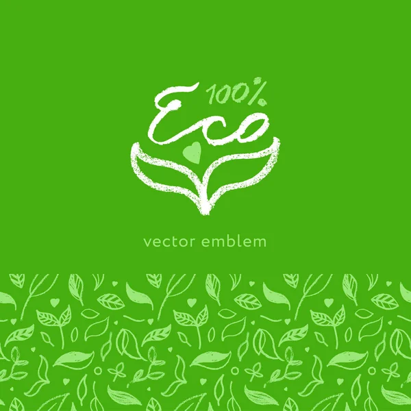 Doğal gıda etiketi için soyut organik arka plana sahip organik, pürüzsüz bir desen. Çevre doğa dokusu çevre dostu tasarım, eko sancak şablonu, modern yeşil düşünce konsepti.