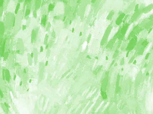 天然のパステル調の質感を持つ緑の背景 カラフルなクレヨンの質感を持つ芸術的な自然背景 バナーテンプレート 生態ポスターデザイン 健康的なライフスタイルのコンセプト 抽象表現主義 — ストック写真