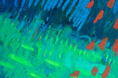 Disko kulübü posteri. Neon efektli sentetik arkaplan. Moda müzik afişi tasarımı için yeşil sanat dokusuna sahip parlak çizgiler. Elektronik müzik partisi için soyut, canlı bir fon. Psikedelik konsept.