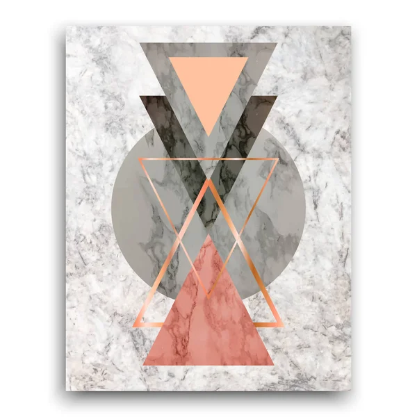 Üçgenler ile mermer arka plan. Kartınız için geometrik Yazdır,