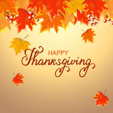 El Şükran tipografi poster çekilmiş. Vektör vintage tarzı