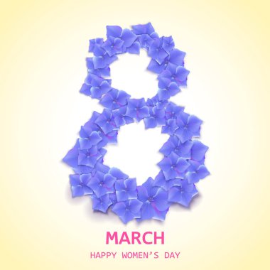 Kadınlar günü arka plan çerçeve çiçekli. 8 Mart davetiye