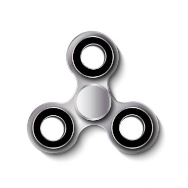 Vektör illüstrasyon kavramı el iplik makinası. Döndürme