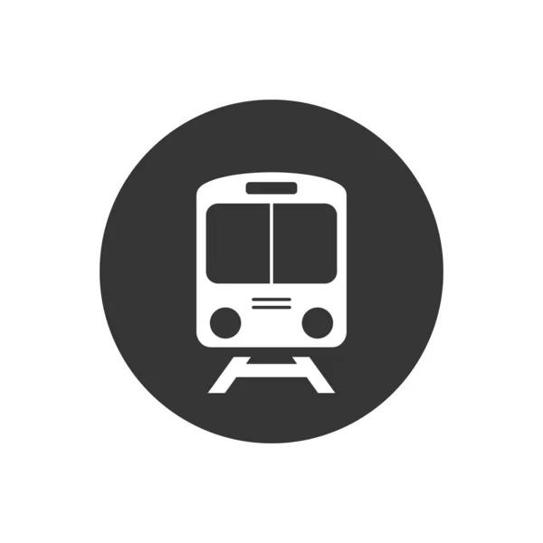 Wektor symbolu pociągu na białym tle ilustracji — Wektor stockowy