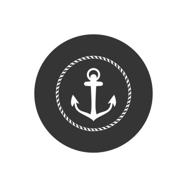 Çapa vektör simgesi logosu Denizcilik deniz teknesi