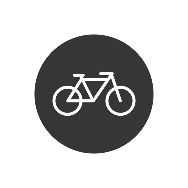 Ícone de bicicleta. vetor ícone de bicicleta. Vetor — Vetor de Stock
