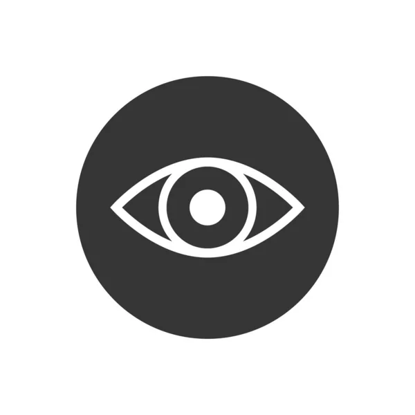 Eye icon vector. Simbolul ochilor. Semn de stil liniar pentru conceptul de mobil și web design. Ilustrație simbol ochi. Pixel grafică vectorială  - — Vector de stoc