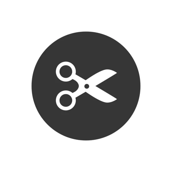 Scissors icon in trendy flat style. Scissors icon page symbol for your web site design. Scissors icon Vector — Stock Vector