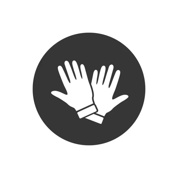 Handschoen icoon symbool. Premium kwaliteit geïsoleerd Mitten Element in trendy stijl. — Stockvector