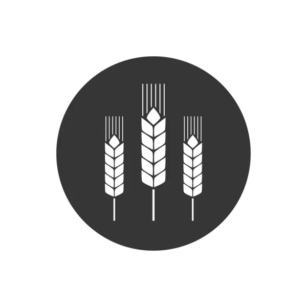 스파이크 아이콘입니다. 농업, 자연, 수확 기호 및 그림 — 스톡 벡터
