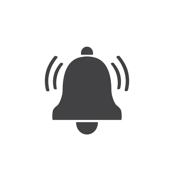 Bildirimli düz biçim simgesi. Düz biçimli vektör çanı