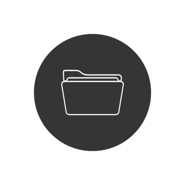 Dizin simgesi şablonu düzenlenebilir beyaz renk. Dizin sembolü işareti gri arkaplanda izole edildi. Grafik ve web için basit logo vektör çizimi