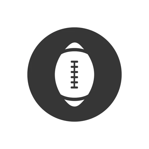 Icône de football américain. Illustration vectorielle dans un style plat moderne — Image vectorielle