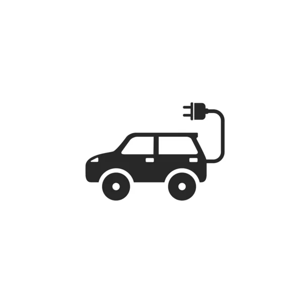 Elektrische auto pictogram. Modern design. Vectorillustratie — Stockvector