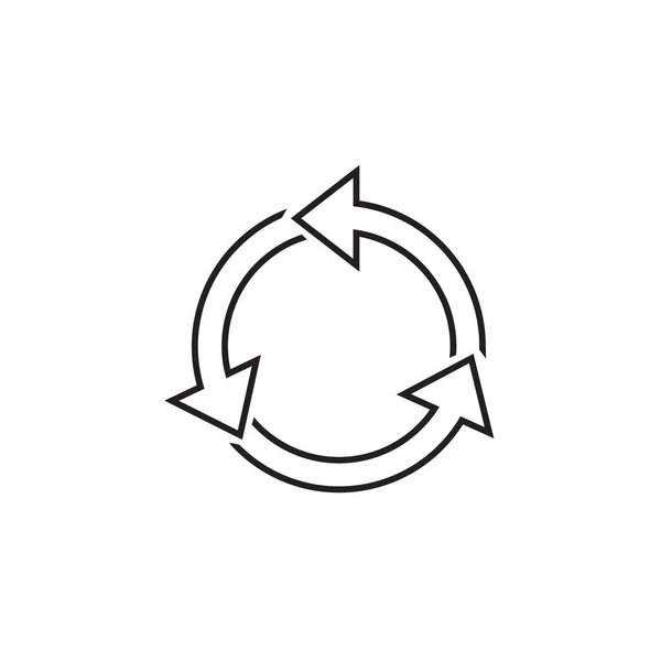 Cirkel pilar infographic mall cirkel diagram linje ikon. — Stock vektor