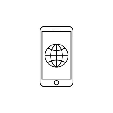 Telefon hattı simgesi düz stil. Web sitenizin tasarımı, logosu, uygulaması, UI için gezinme sembolü