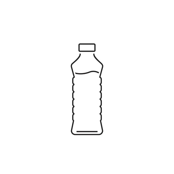 Bottle line icoon in trendy plat design. Vector — Stockvector
