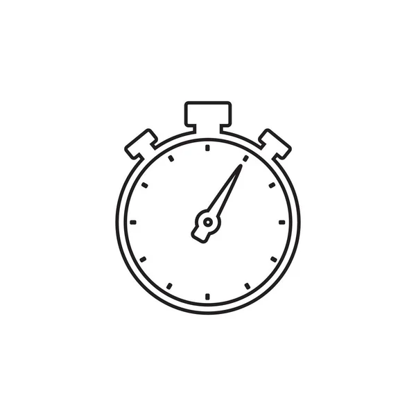 Stopwatch line icoon in trendy platte stijl. Vector — Stockvector