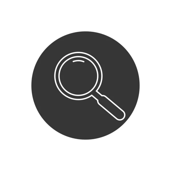 Keresés Nagyítás üveg vonal ikon szimbólum. Vektorillusztráció — Stock Vector