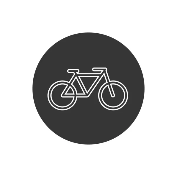 Conjunto de ícones de linha de bicicleta. vetor ícone de bicicleta. Ilustração vetorial — Vetor de Stock