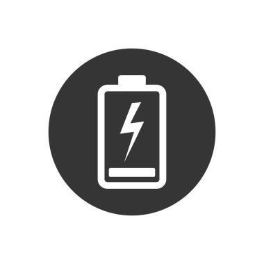 Tam pil simgesi vektör çizimi