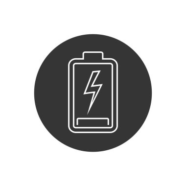 Tam pil çizgisi vektör çizimi